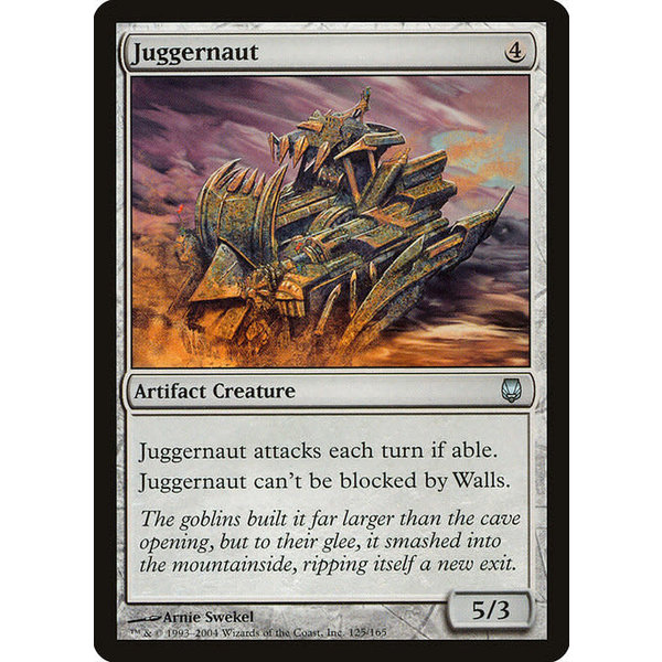 Magic: The Gathering Juggernaut (125) Moderately Played Foil