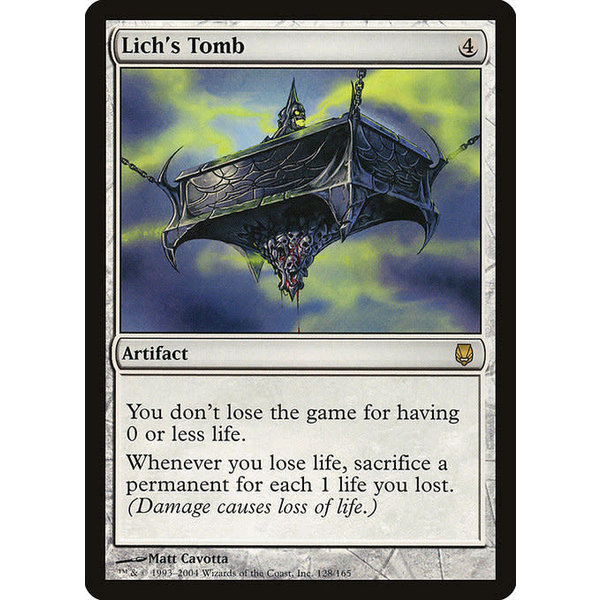 Magic: The Gathering Lich's Tomb (128) Moderately Played