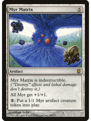 Magic: The Gathering Myr Matrix (132) Moderately Played - Japanese