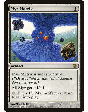 Magic: The Gathering Myr Matrix (132) Moderately Played - Japanese