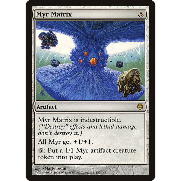 Magic: The Gathering Myr Matrix (132) Moderately Played - Japanese