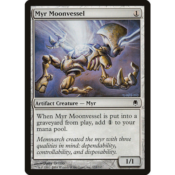 Magic: The Gathering Myr Moonvessel (133) Moderately Played