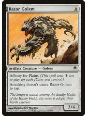 Magic: The Gathering Razor Golem (137) Moderately Played