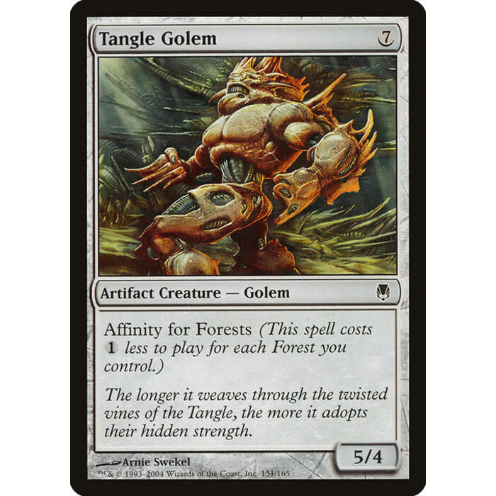 Magic: The Gathering Tangle Golem (151) Moderately Played