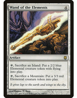 Magic: The Gathering Wand of the Elements (158) Moderately Played Foil