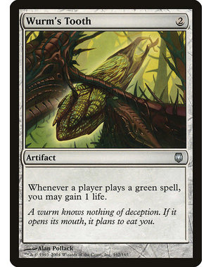 Magic: The Gathering Wurm's Tooth (162) Moderately Played