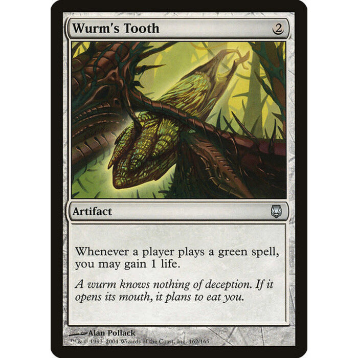 Magic: The Gathering Wurm's Tooth (162) Moderately Played