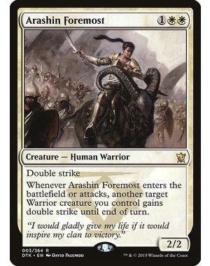 Magic: The Gathering Arashin Foremost (003) Lightly Played
