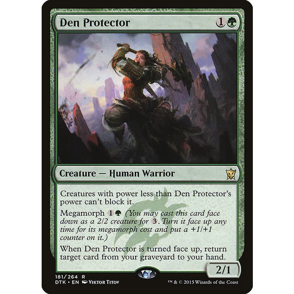 Magic: The Gathering Den Protector (181) Lightly Played