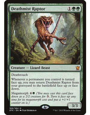 Magic: The Gathering Deathmist Raptor (180) Moderately Played