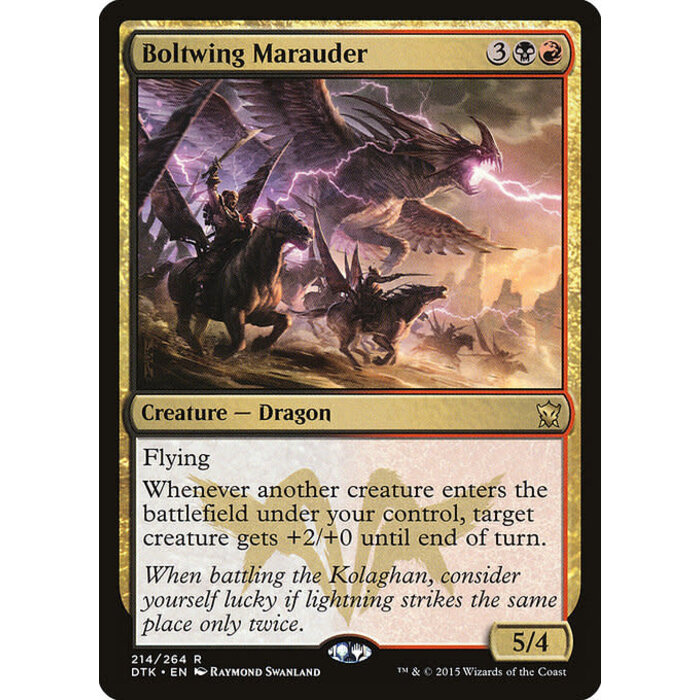 Magic: The Gathering Boltwing Marauder (214) Near Mint