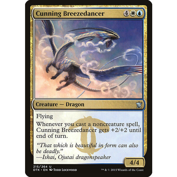 Magic: The Gathering Cunning Breezedancer (215) Lightly Played