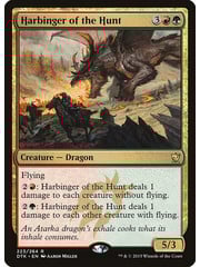 Magic: The Gathering Harbinger of the Hunt (223) Lightly Played