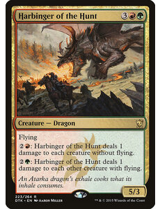 Magic: The Gathering Harbinger of the Hunt (223) Lightly Played