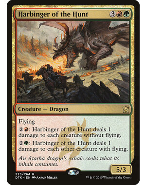 Magic: The Gathering Harbinger of the Hunt (223) Lightly Played