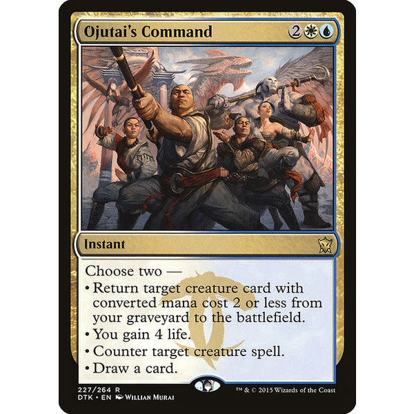 Magic: The Gathering Ojutai's Command (227) Lightly Played Foil