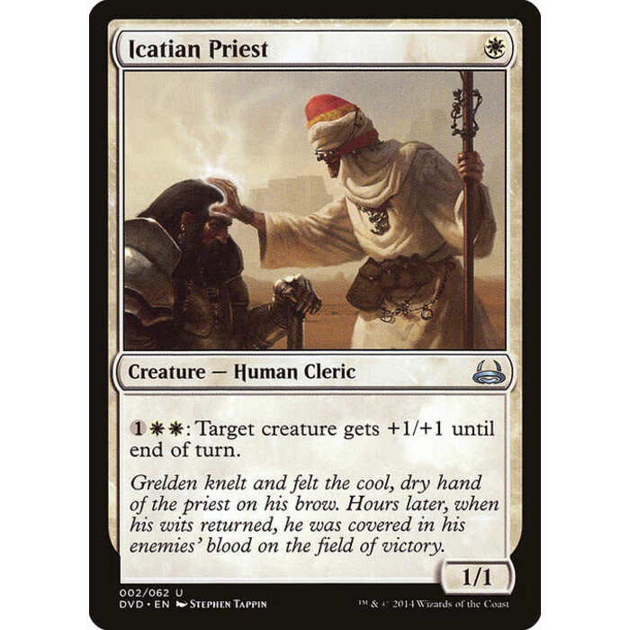 Magic: The Gathering Icatian Priest (002) Moderately Played