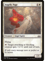 Magic: The Gathering Angelic Page (003) Moderately Played