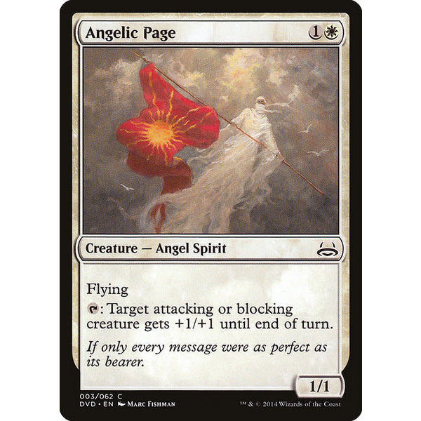 Magic: The Gathering Angelic Page (003) Moderately Played
