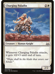 Magic: The Gathering Charging Paladin (004) Moderately Played