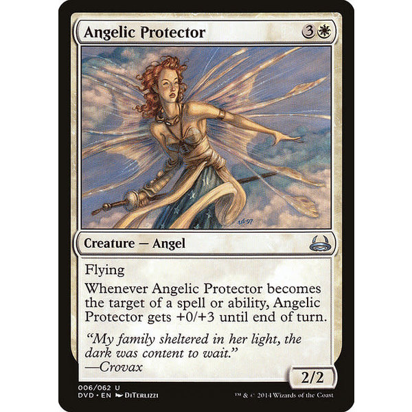 Magic: The Gathering Angelic Protector (006) Moderately Played