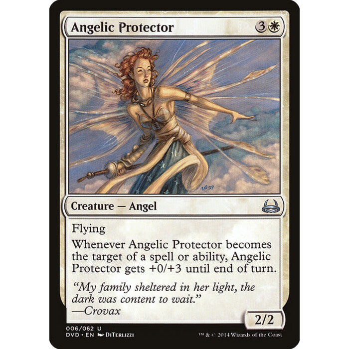 Magic: The Gathering Angelic Protector (006) Moderately Played