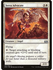 Magic: The Gathering Serra Advocate (007) Moderately Played