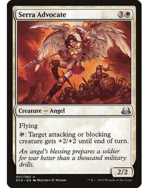 Magic: The Gathering Serra Advocate (007) Moderately Played