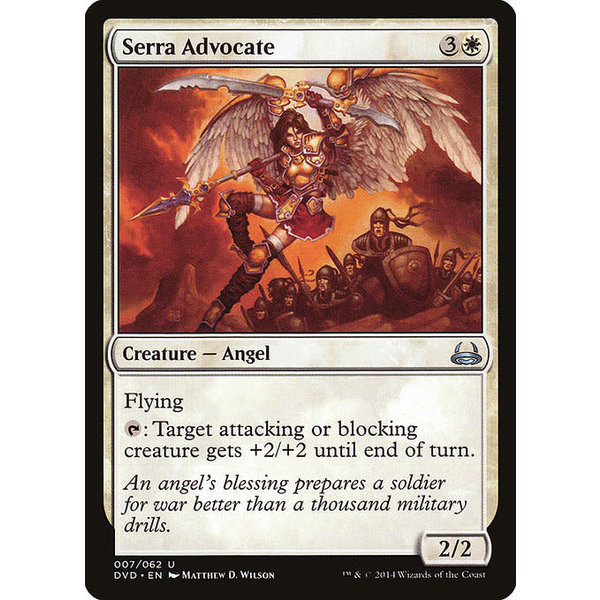 Magic: The Gathering Serra Advocate (007) Moderately Played