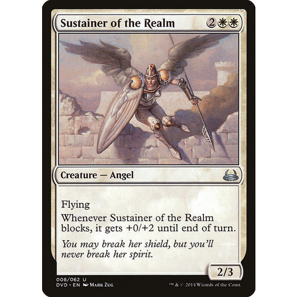 Magic: The Gathering Sustainer of the Realm (008) Moderately Played
