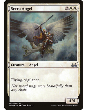 Magic: The Gathering Serra Angel (010) Moderately Played