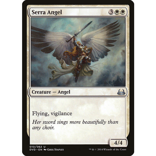 Magic: The Gathering Serra Angel (010) Moderately Played