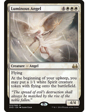 Magic: The Gathering Luminous Angel (012) Moderately Played