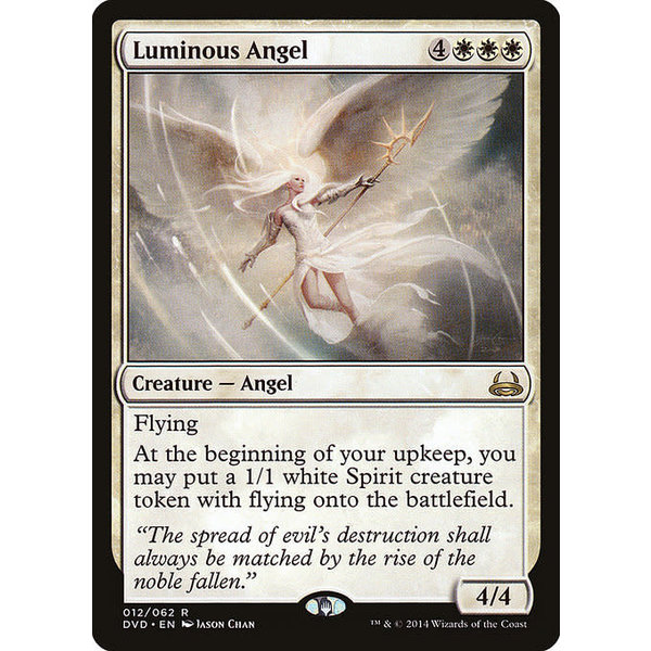 Magic: The Gathering Luminous Angel (012) Moderately Played