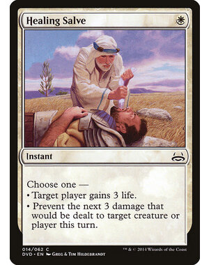 Magic: The Gathering Healing Salve (014) Moderately Played
