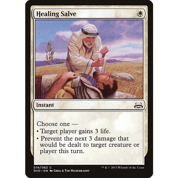 Magic: The Gathering Healing Salve (014) Moderately Played