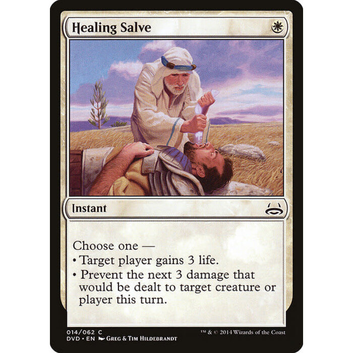 Magic: The Gathering Healing Salve (014) Moderately Played
