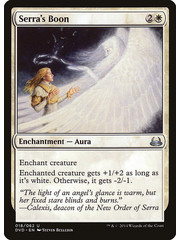 Magic: The Gathering Serra's Boon (018) Moderately Played