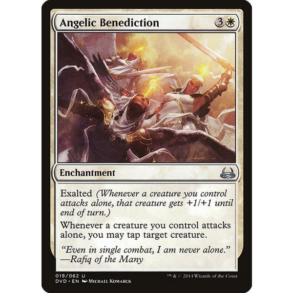 Magic: The Gathering Angelic Benediction (019) Moderately Played