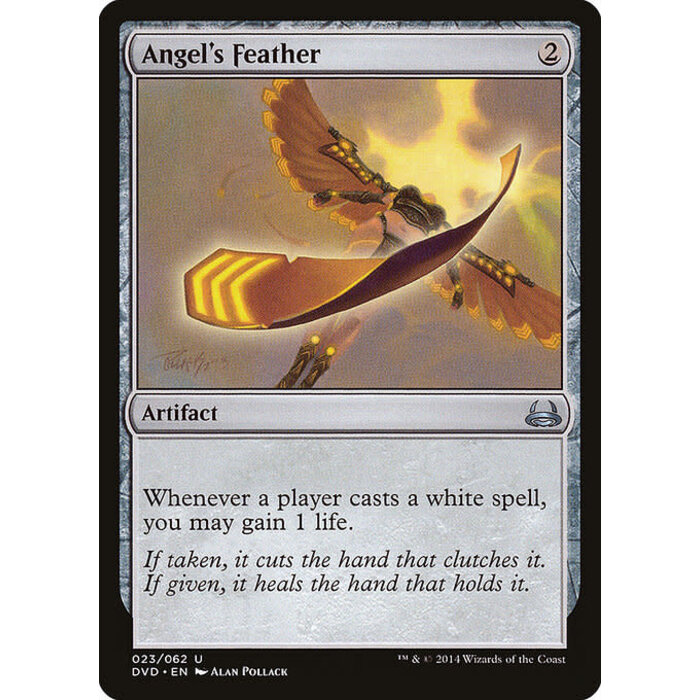 Magic: The Gathering Angel's Feather (023) Moderately Played