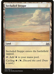 Magic: The Gathering Secluded Steppe (025) Moderately Played