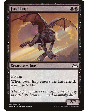 Magic: The Gathering Foul Imp (032) Lightly Played