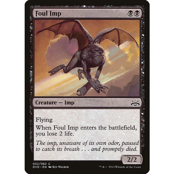 Magic: The Gathering Foul Imp (032) Lightly Played