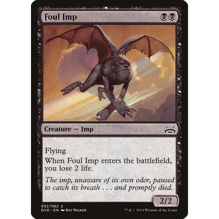 Magic: The Gathering Foul Imp (032) Lightly Played