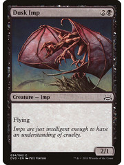 Magic: The Gathering Dusk Imp (034) Lightly Played