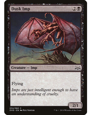 Magic: The Gathering Dusk Imp (034) Lightly Played