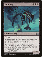 Magic: The Gathering Soot Imp (037) Moderately Played