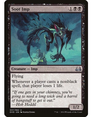 Magic: The Gathering Soot Imp (037) Moderately Played
