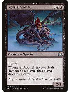 Magic: The Gathering Abyssal Specter (040) Lightly Played