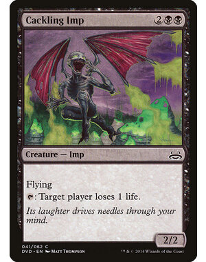 Magic: The Gathering Cackling Imp (041) Moderately Played